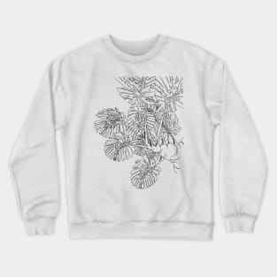 Monstera Tree Crewneck Sweatshirt